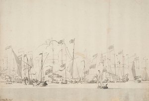 Parata fluviale sul Y ad Amsterdam in onore del Principe d