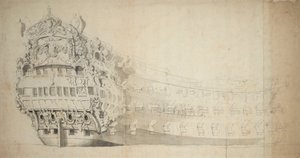 Royal Sovereign da Willem van de the Elder Velde