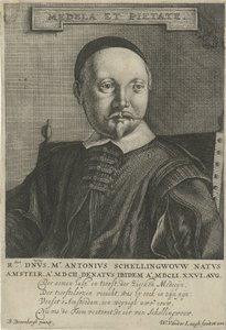 Ritratto di Antonius Schellingwou da Willem van der Laegh