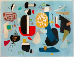 Dialogo rosso-blu da Willi Baumeister