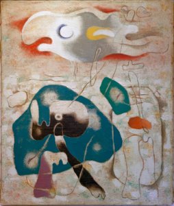 Eidos con grande ameba da Willi Baumeister