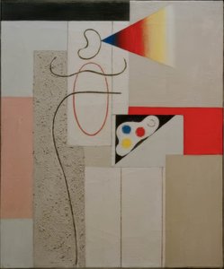 Pittore con tavolozza da Willi Baumeister
