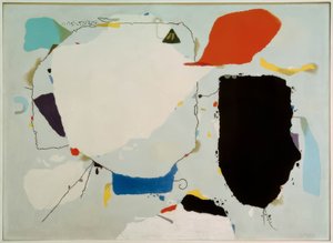 Monturi su rosso e blu da Willi Baumeister