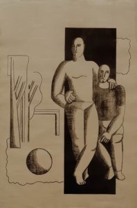 Senza titolo (calciatore) da Willi Baumeister