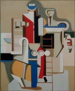 Galleggiante sulla scala da Willi Baumeister