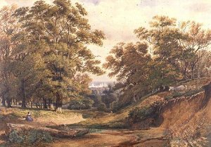 Scena in Bagley Wood vicino a Oxford da Joseph Mallord William Turner