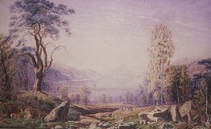Loch Garry, Invernesshire, Autunno 1856 da Joseph Mallord William Turner