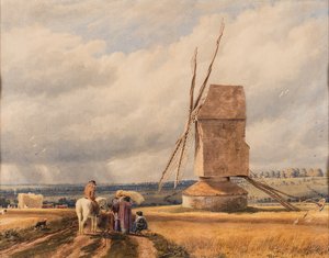 Il vecchio mulino, data sconosciuta da William (1789 1862) Turner