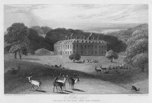 Althorp, la residenza del Conte Spencer (incisione) da William (after) Daniell