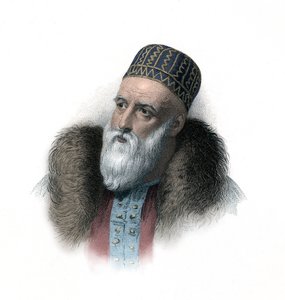 Ali Pacha / Pasha, noto anche come "Leone di Yannina". da William (after) Finden