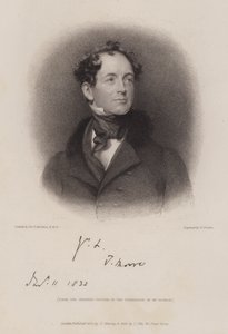 Thomas Moore, poeta irlandese e biografo di Lord Byron (incisione) da William (after) Finden
