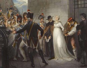 Maria Antonietta lascia la Conciergerie, il 16 ottobre da William (after) Hamilton