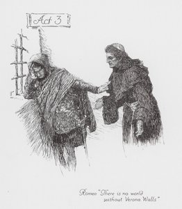 Romeo e Giulietta di Shakespeare: Atto 3 da William (after) Hatherell