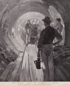 Il Tunnel della Manica - La perforazione sperimentale da William (after) Hatherell