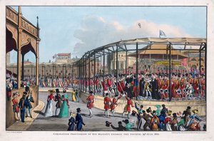 Processione di incoronazione di Giorgio IV (1762-1830), St James