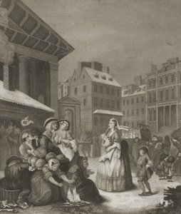 Mattina - Strade di Londra da William (after) Hogarth