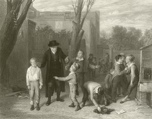 La lotta interrotta (incisione) da William (after) Mulready