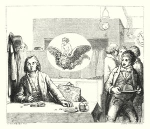 Il monologo lirico di Will Waterproof, fatto al gallo da William (after) Mulready