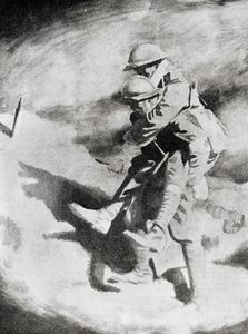 Poilu e Tommy dopo il dipinto di Sir William Orpen da William (after) Orpen