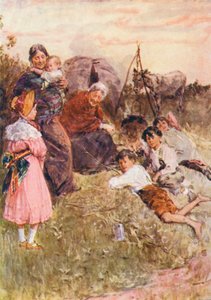 Illustrazione per Il mulino sulla Floss di George Eliot da William (after) Rainey