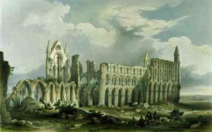 Abbazia di Whitby da Sud-Ovest, da 