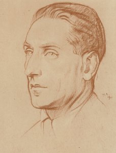 Compton Mackenzie (litografia) da William (after) Rothenstein