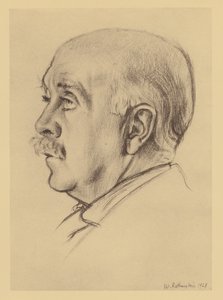 Ritratto di Max Beerbohm da William (after) Rothenstein