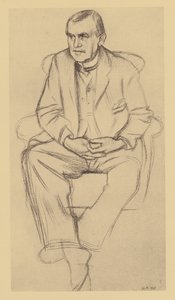 Ritratto di Philip Wilson Steer da William (after) Rothenstein