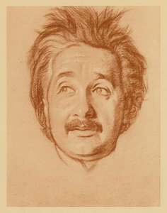 Ritratto del Professor Albert Einstein da William (after) Rothenstein