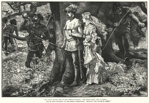 Robin Hood e Allin A Dale (incisione)