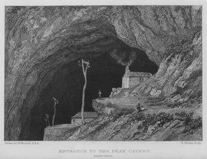 Ingresso alla caverna del Peak, Derbyshire