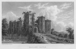 Castello di Raglan da William (after) Westall