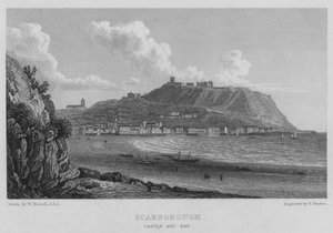 Scarborough, Castello e Baia da William (after) Westall