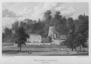 Chiesa di Widcombe, vicino a Bath da William (after) Westall