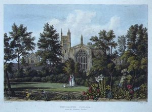 Winchester College dal Giardino del Guardiano, da 