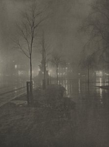 Notte Piovosa, Columbus Circle, New York