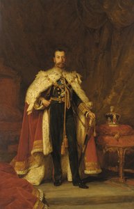 Ritratto di incoronazione di Re Giorgio V, dopo Sir Luke Fildes