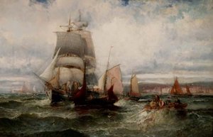 Al largo della costa sud da William A. Thornley or Thornbery