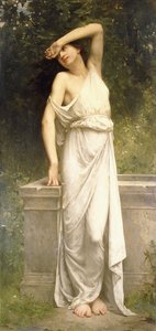 Una bellezza classica vicino a un pozzo da William Adolphe Bouguereau