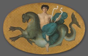 Arione su un cavallo marino, 1855 da William Adolphe Bouguereau