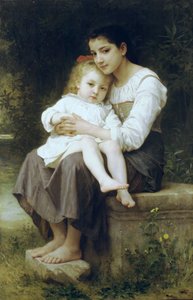 Sorella maggiore da William Adolphe Bouguereau