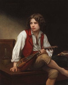 Italiano con mandolino da William Adolphe Bouguereau