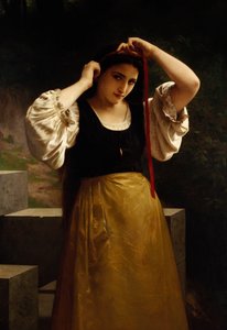 Il nastro rosso da William Adolphe Bouguereau