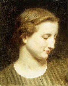 Donna in un vestito a righe da William Adolphe Bouguereau
