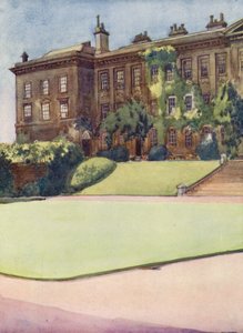 Quadrilatero anteriore del Worcester College (litografia a colori) da William Ainsworth Wildman