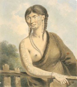 Donna tatuata