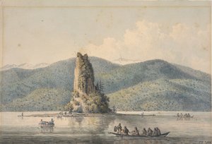 Il nuovo Eddystone, nel canale di Bhems da William Alexander