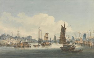Veduta vicino alla città di Tientsin da William Alexander