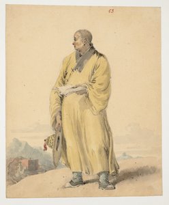 WD 961 f.53, Ritratto di un Lama, o Bonzo da William Alexander