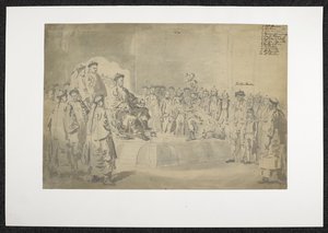 Primo incontro di Macartney con Qianlong da William Alexander